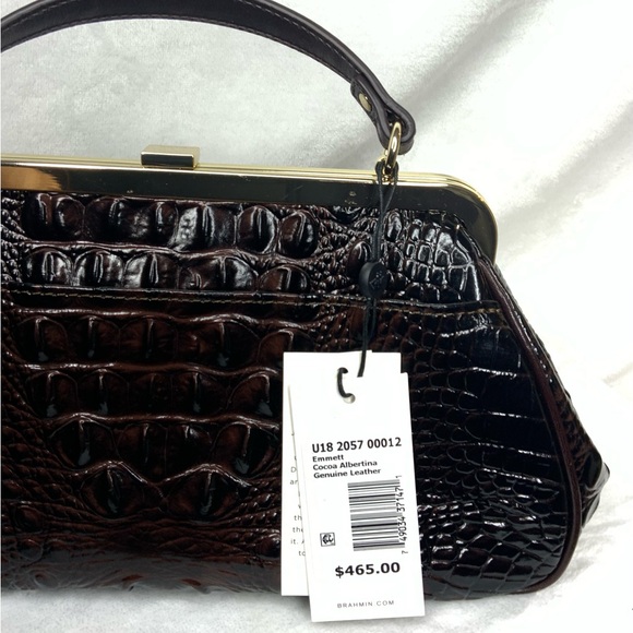 NWT Brahmin Emmett Albertina Embossed Leather Versatile Clutch and Crossbody - Picture 8 of 16